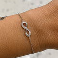 Infinity Lab Grown Diamond Bracelet
