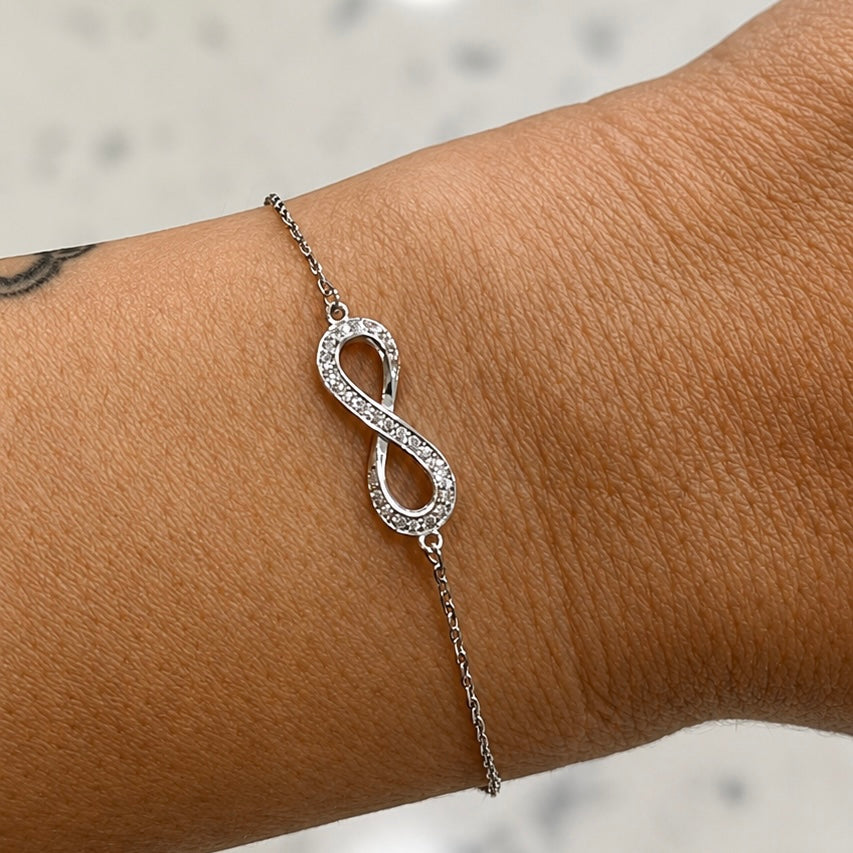 Infinity Lab Grown Diamond Bracelet