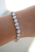 Multishape Diamond Halo Bracelet - 10.7 CT