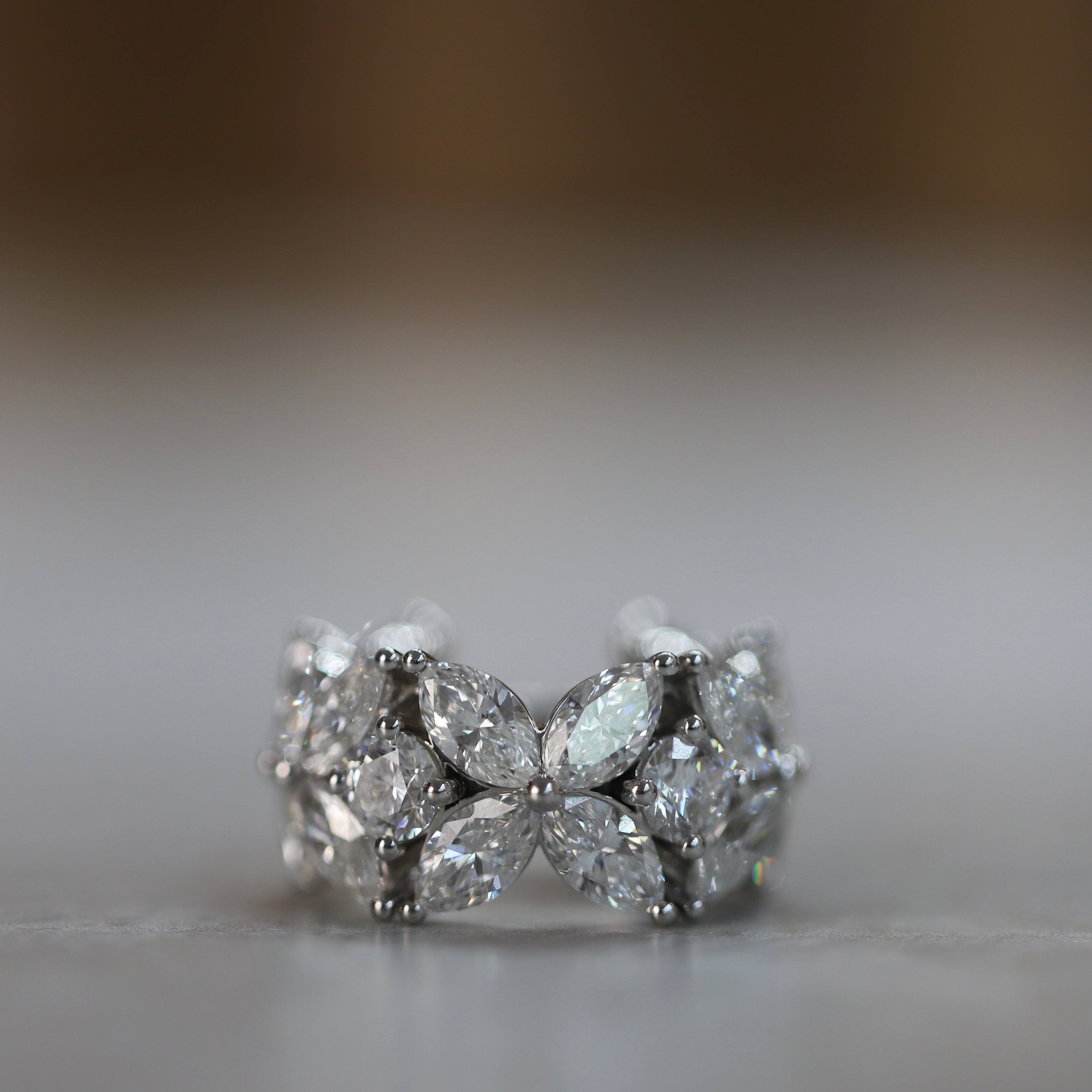 Marquise Flower Ring