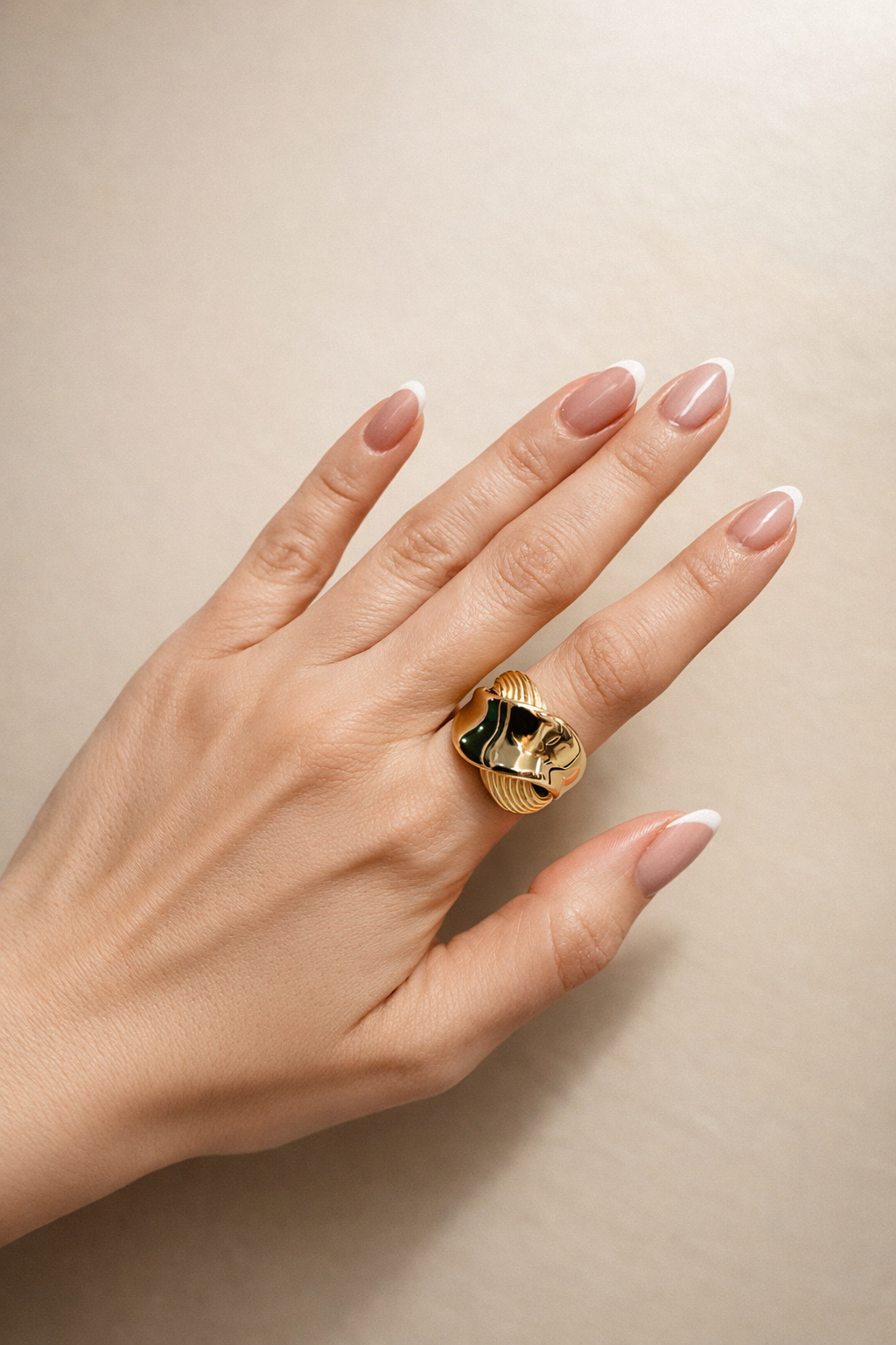 Chunky Gold Knot Ring