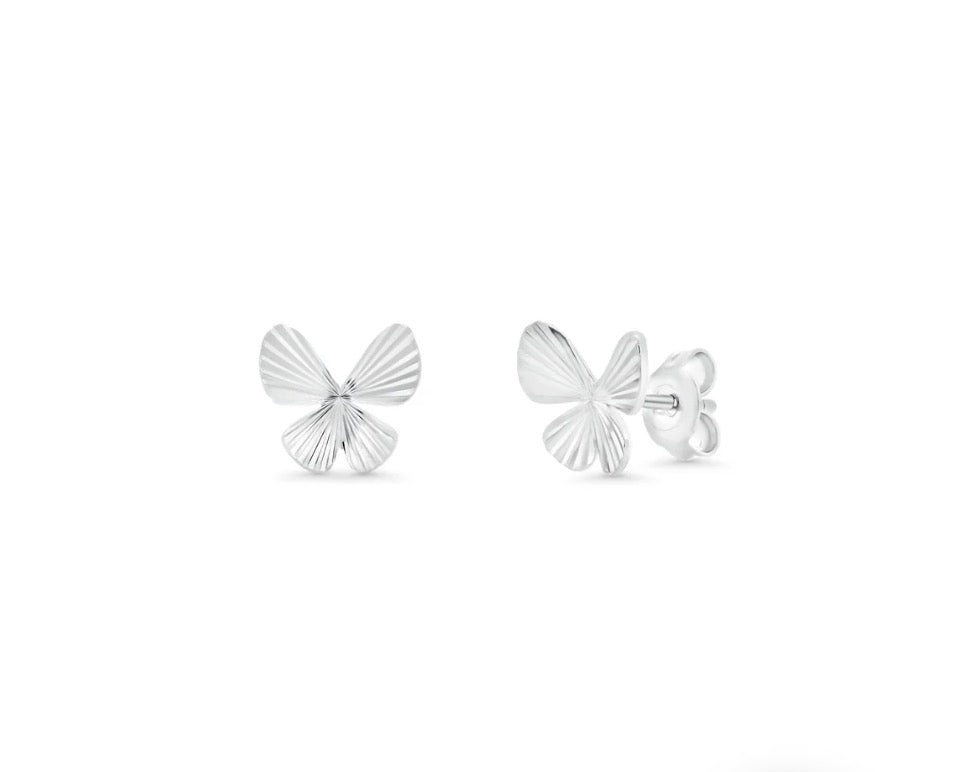 Butterfly Studs Silver