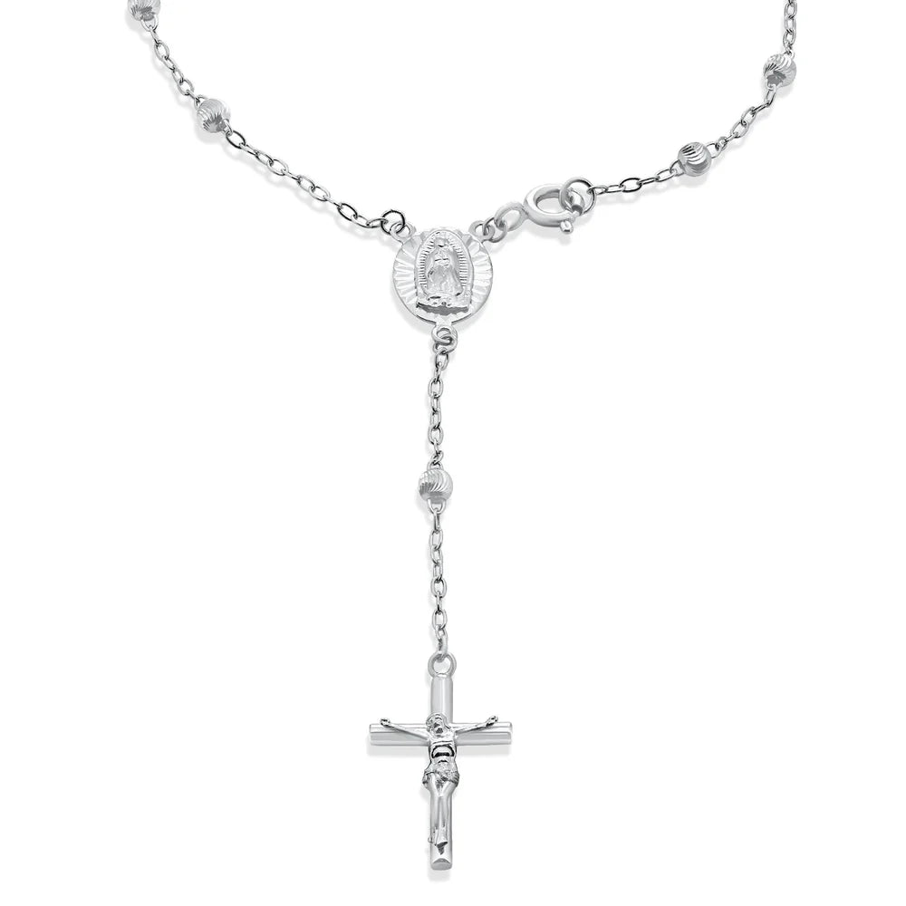 Rosary Bracelet Sterling Silver