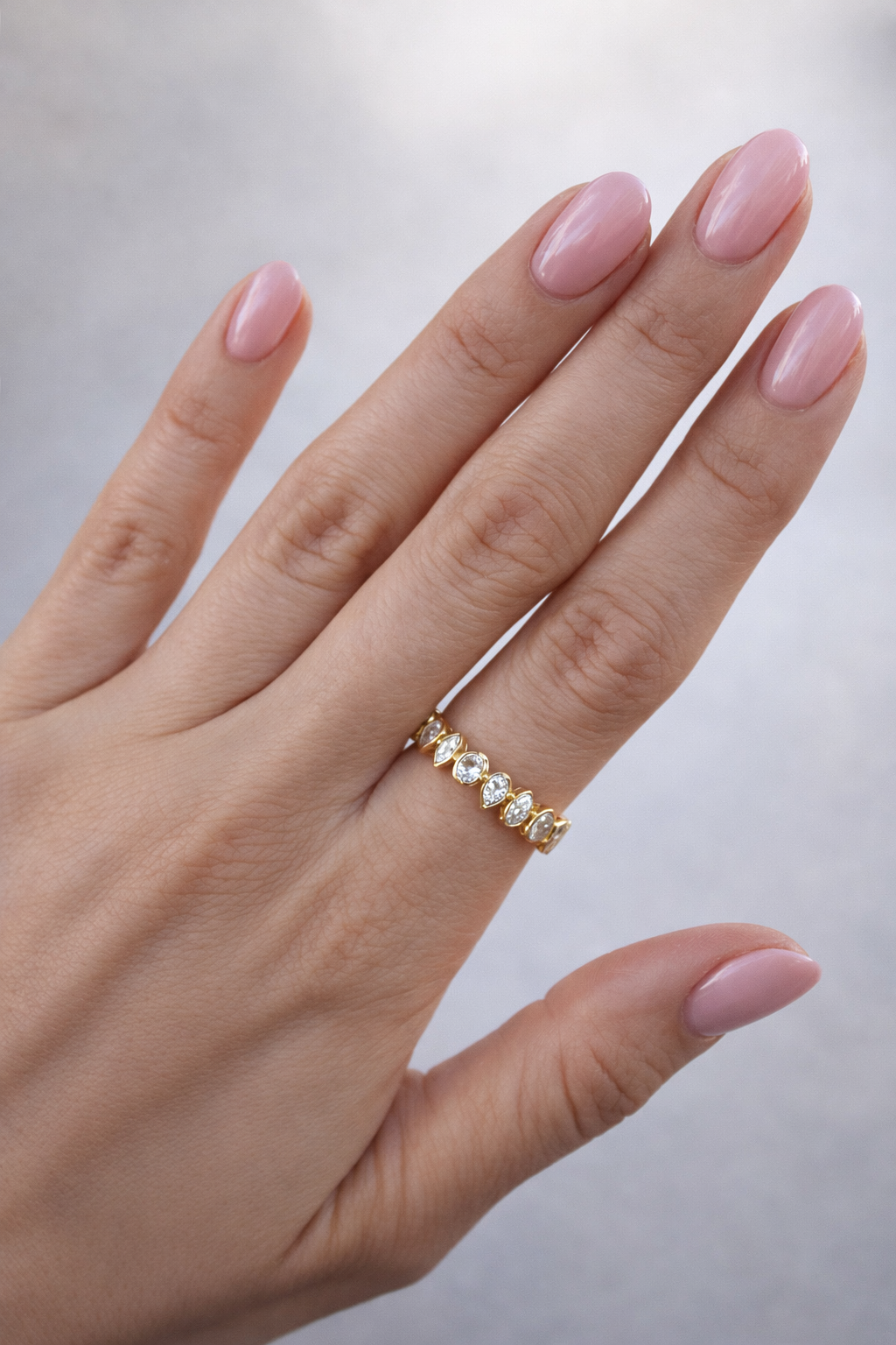 Mixed Lab Diamond Bezel Ring 2.8 CT