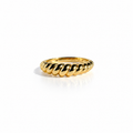 Crossant Ring Gold