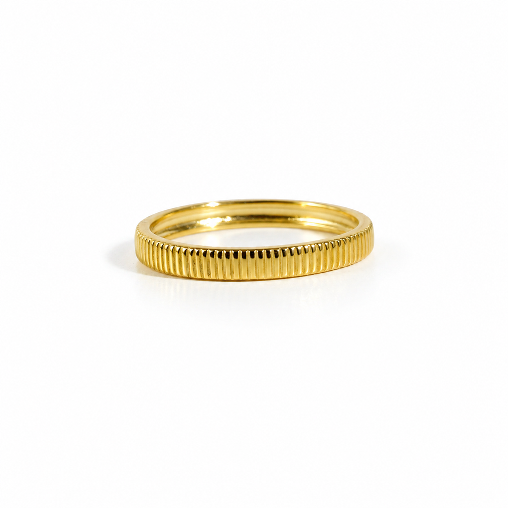 Ridge Ring Silver