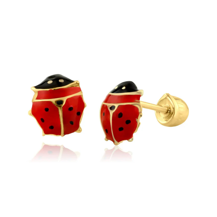 Ladybug Stud Earrings